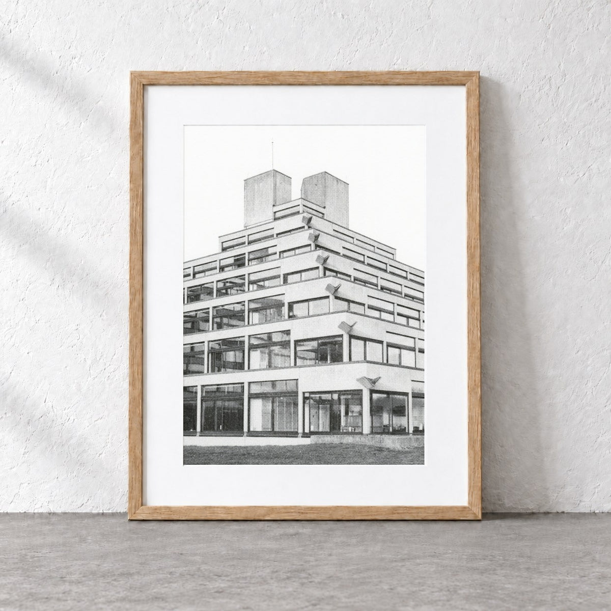 UEA Student Halls Risograph Print  — Ziggurats