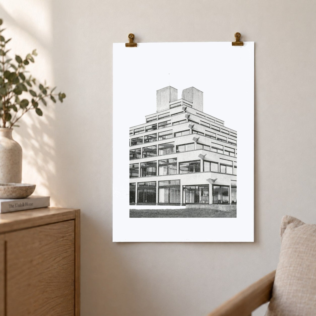 UEA Student Halls Risograph Print  — Ziggurats