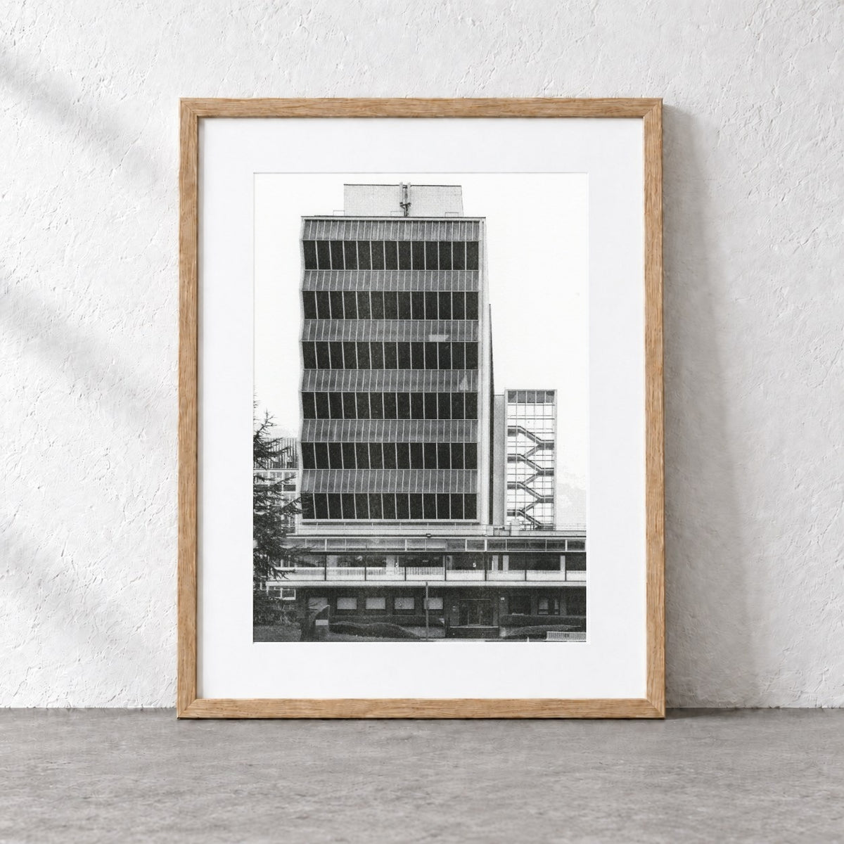 Renold Building Risograph Print — Concertina Gable