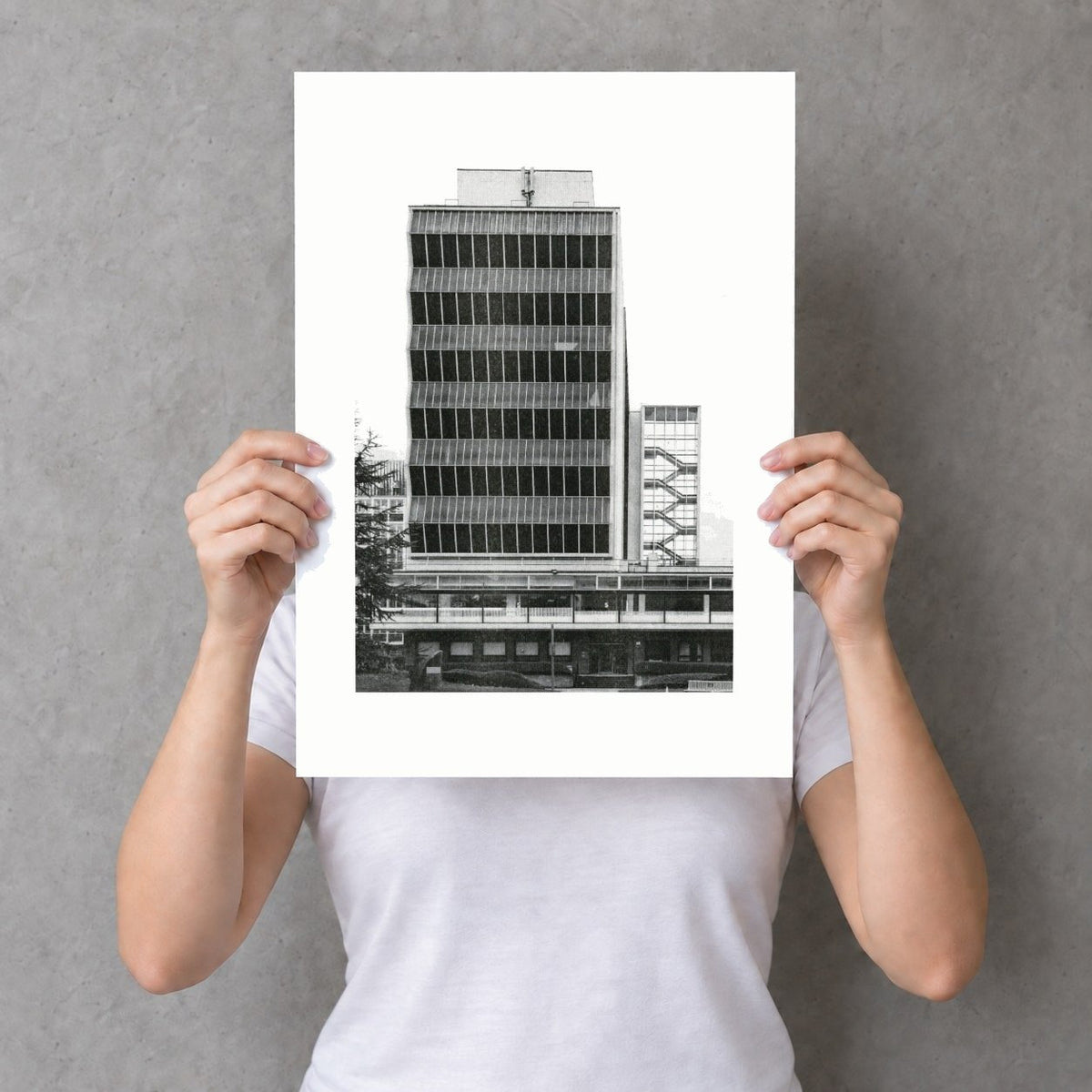 Renold Building Risograph Print — Concertina Gable
