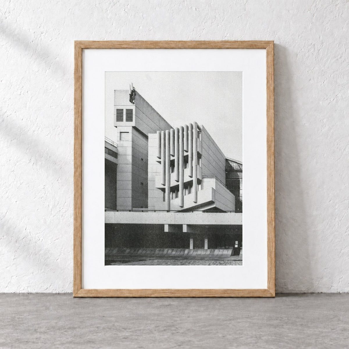 Roger Stevens Building Risograph Print — Facade