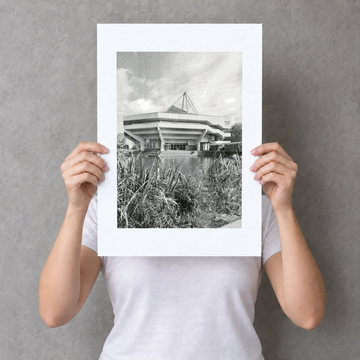 Central Hall Risograph Print — Lakeview