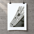Ringway Centre Risograph Print — Curved Facade