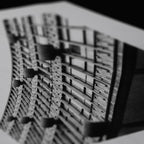 Ringway Centre Risograph Print — Curved Facade