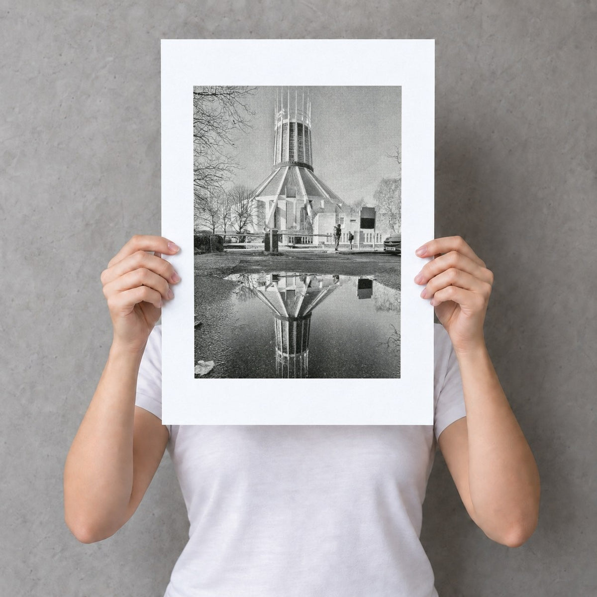 MET Cathedral Risograph Print — Streetview