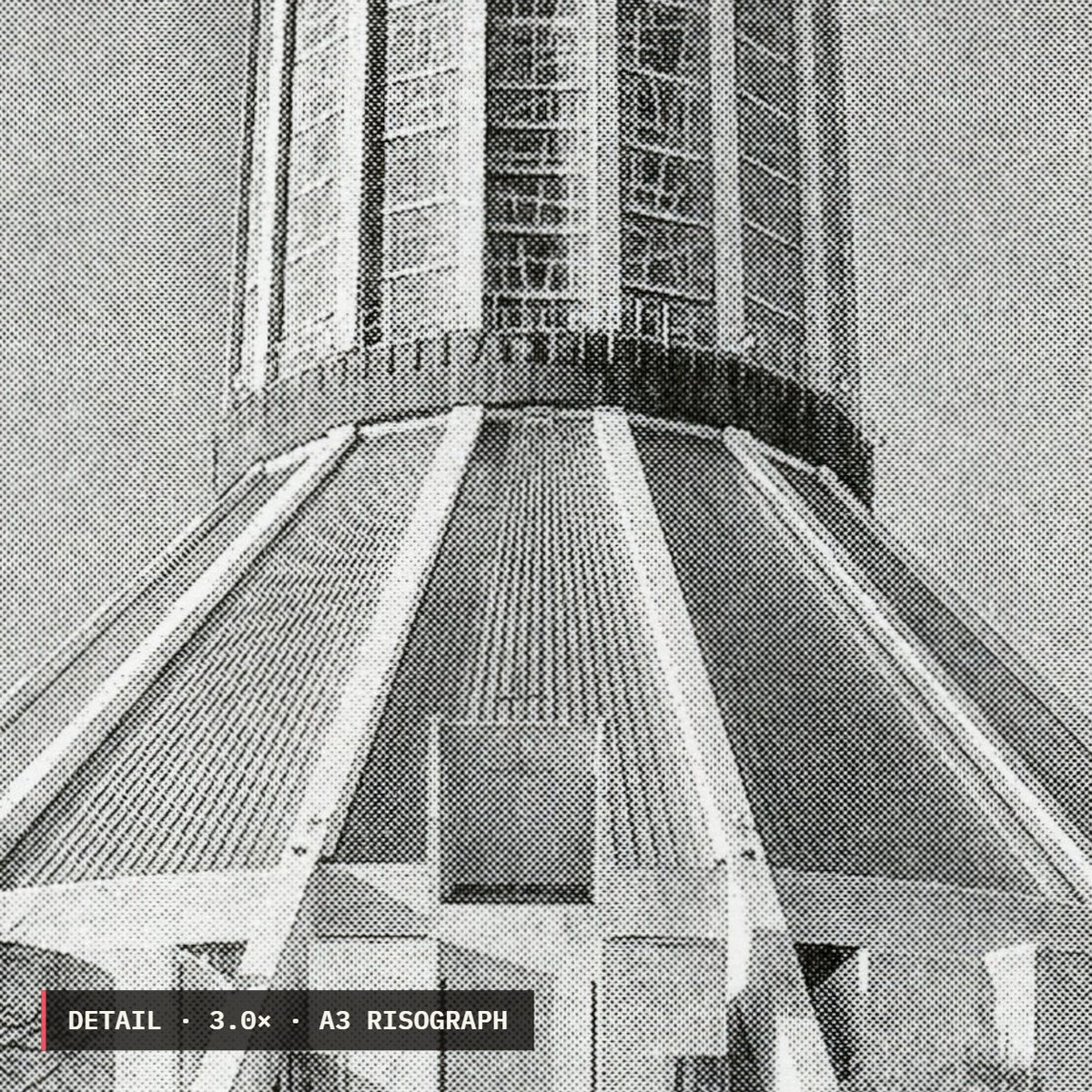 MET Cathedral Risograph Print — Streetview