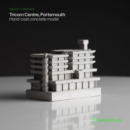 Tricorn Centre, Portsmouth – Miniature Concrete Model