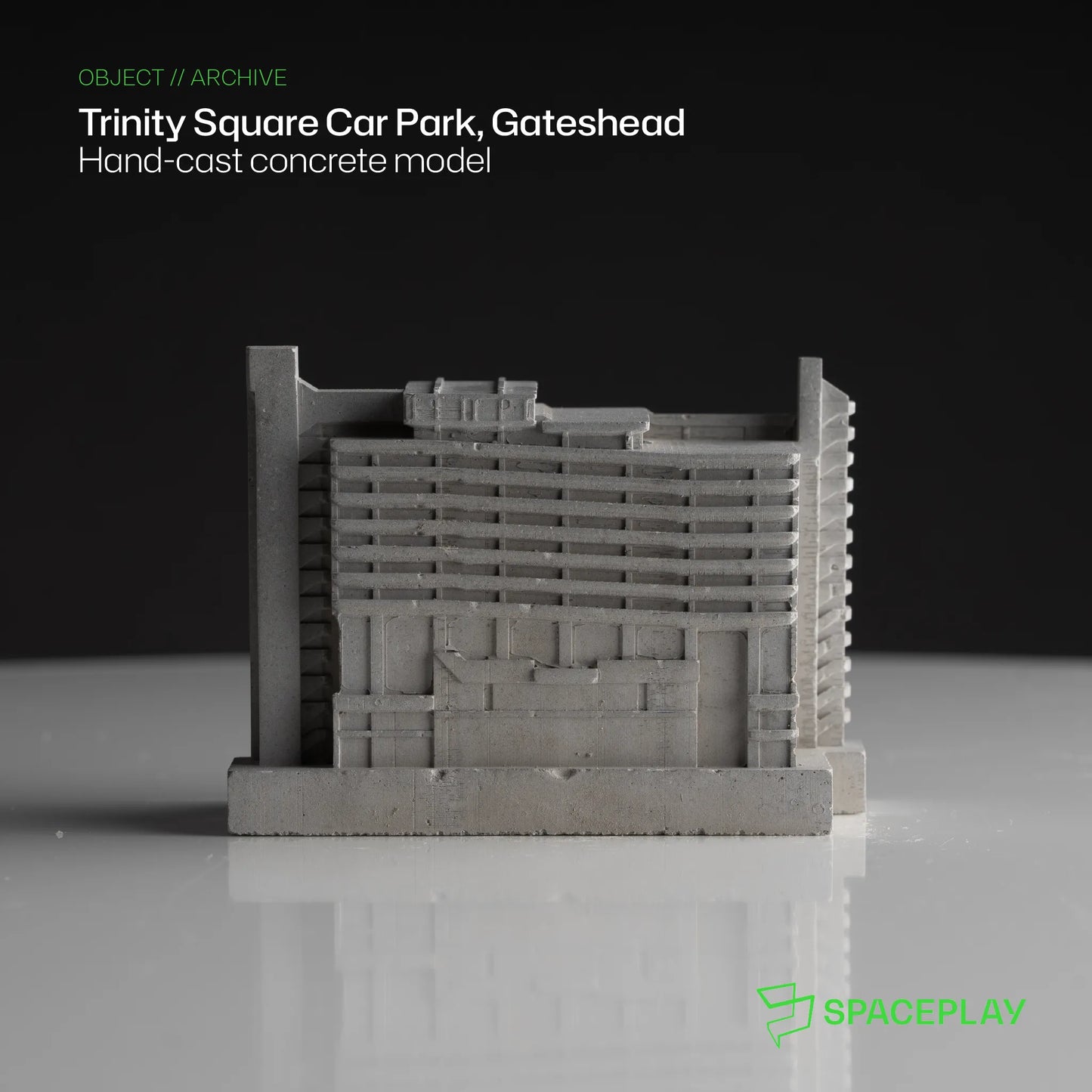 Trinity Square Car Park – Miniature Concrete Model