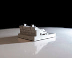 New Court “Typewriter”, Christ’s College Cambridge – Miniature Concrete Model