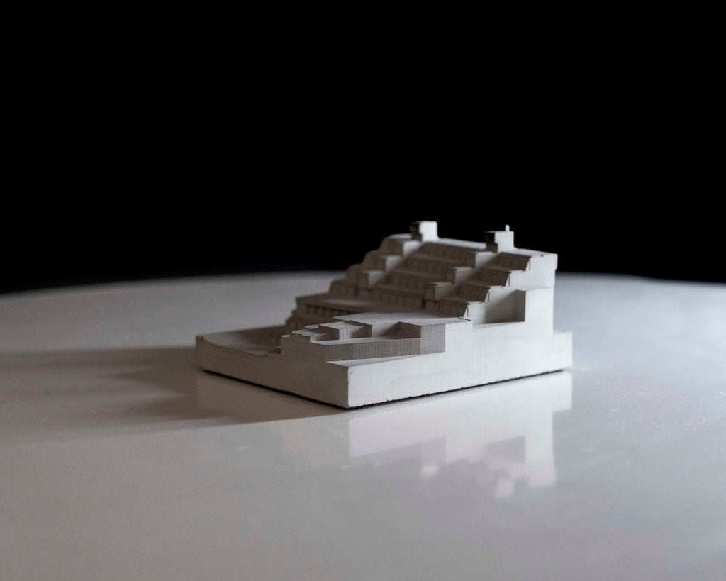 New Court “Typewriter”, Christ’s College Cambridge – Miniature Concrete Model