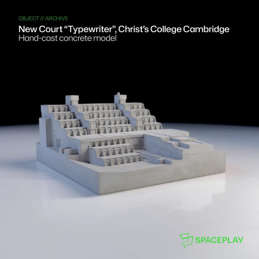New Court “Typewriter”, Christ’s College Cambridge – Miniature Concrete Model