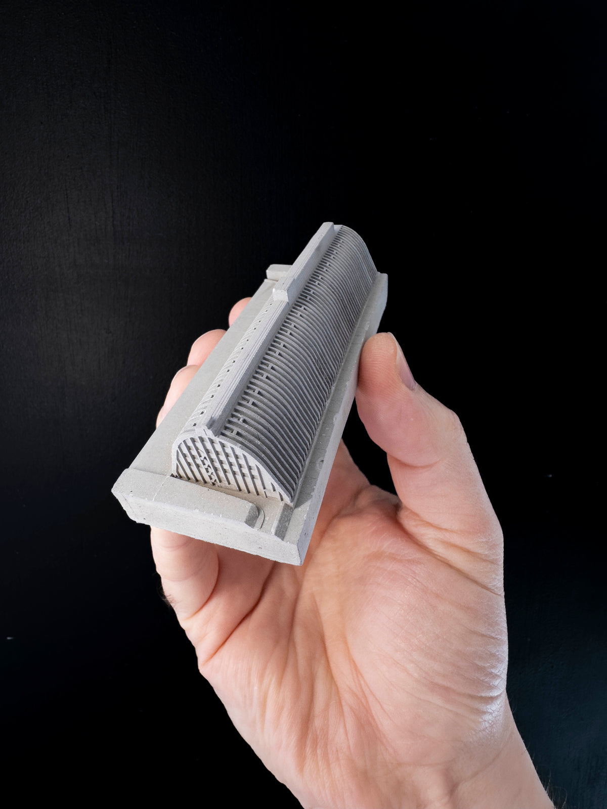 Tate and Lyle Sugar Silo - Miniature Concrete Model