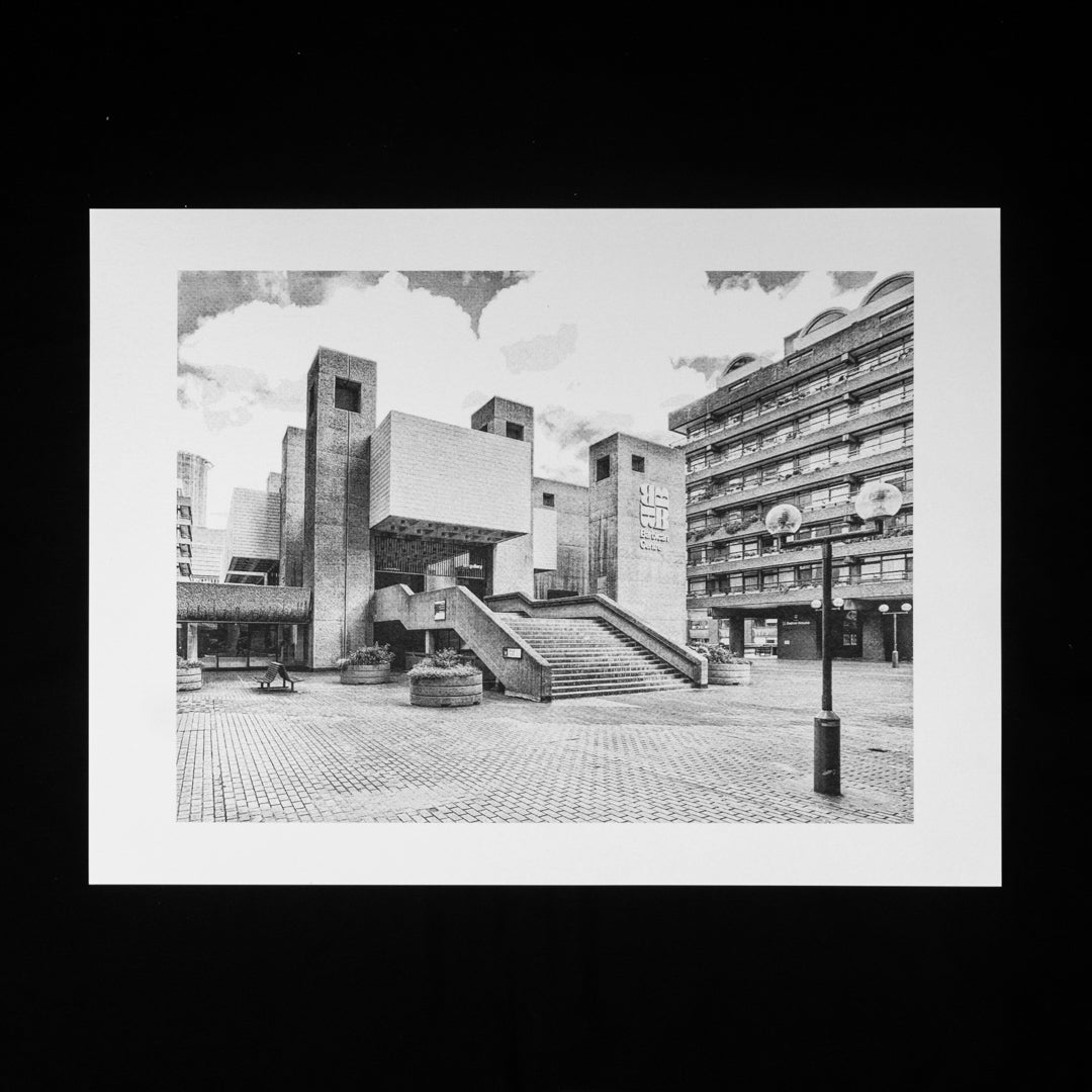 PRINT: The Barbican Centre - Entrance Stairs