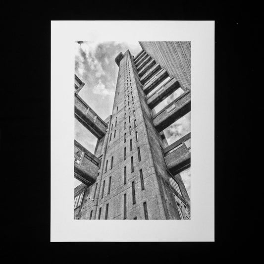 PRINT: Trellick Tower- Staircore Look Up