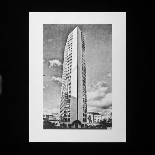 PRINT: Alpha Tower - Side View