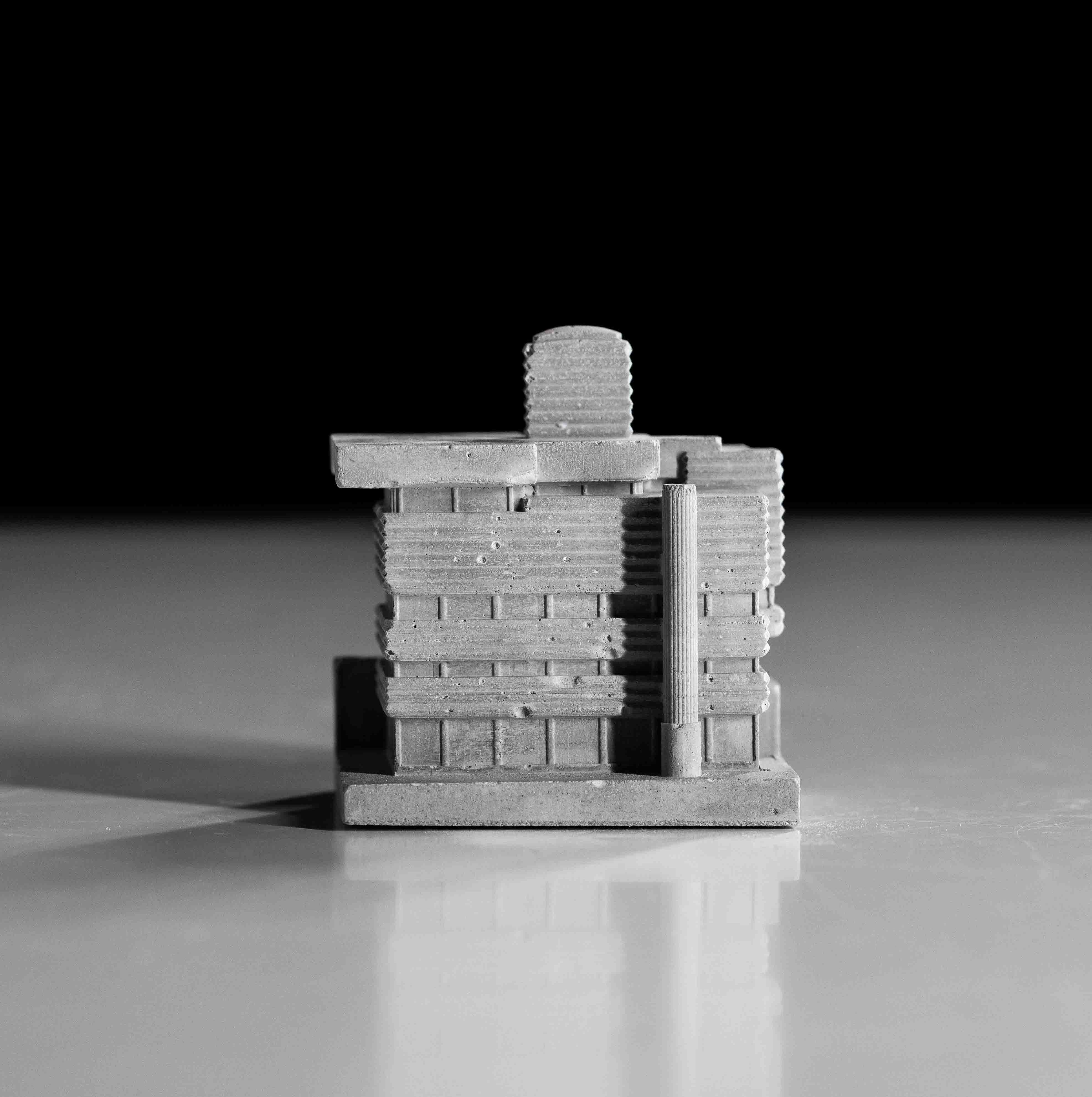 Architecture cheap model concrete