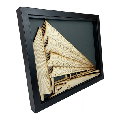 Lasercut: Preston Bus Station